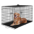 Large Metal Dog Crate Kennel with Divider R5939