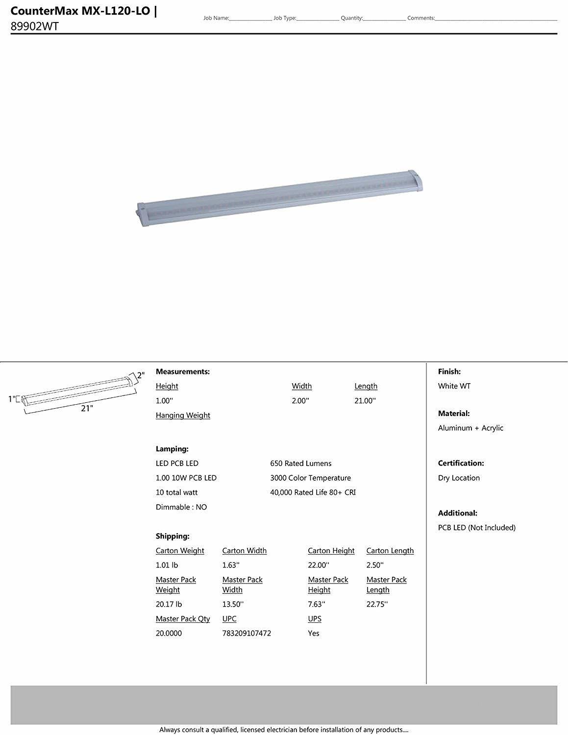 White Under Cabinet C951846