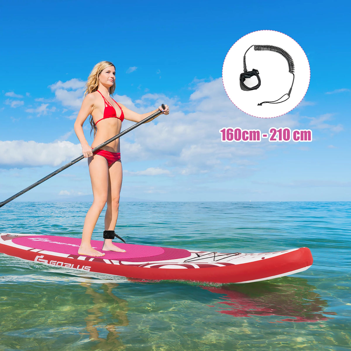 11' Inflatable Stand Up Paddle Board O6854