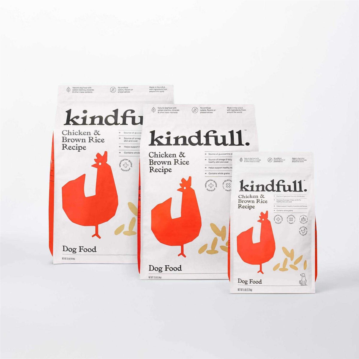 Chicken and Brown Rice Recipe Dry Dog Food F1213