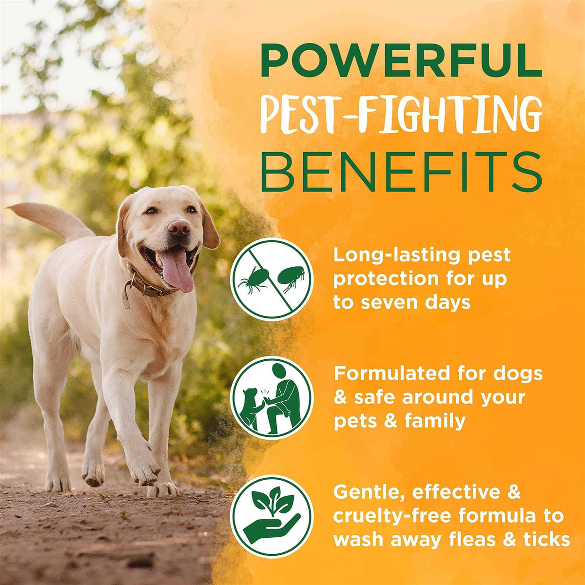 Natural Flea & Tick Soothing Shampoo J848