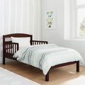 Wood Toddler Bed with Safety Guardrails K975718