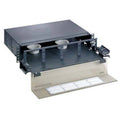Black 2U Rack Mount Fiber Drawer I191222