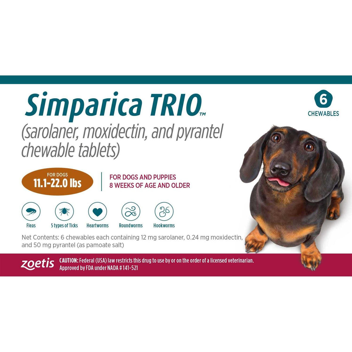 Simparica Trio Dogs X773