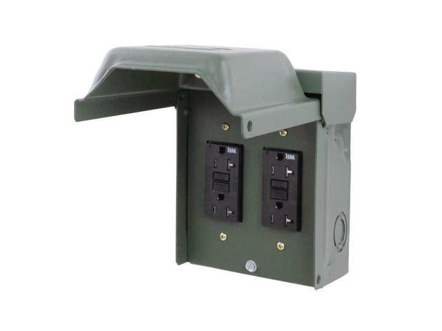 20 Amp Outdoor GFCI Duplex Receptacle P7377