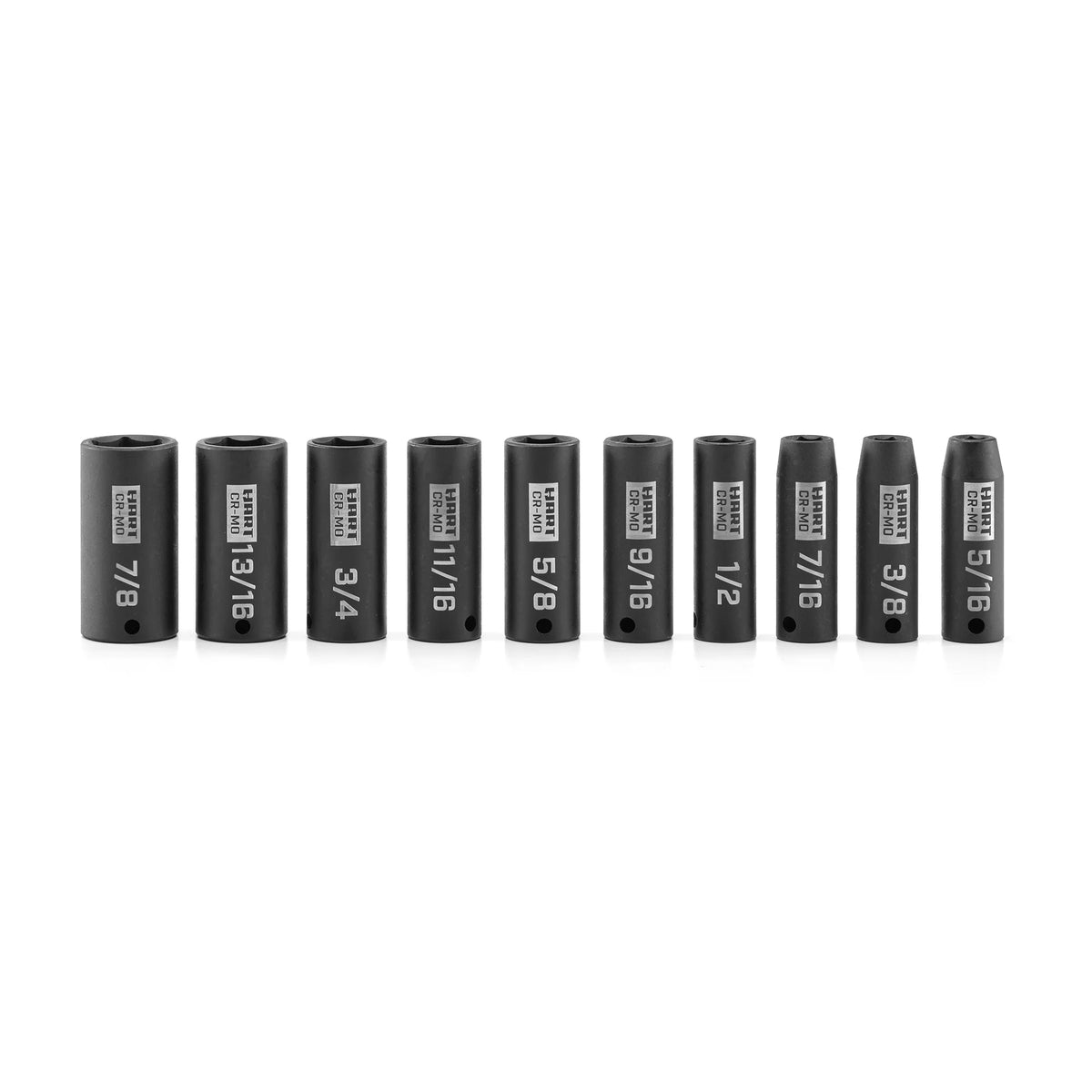 10 Piece 3/8-inch Impact Rated Socket Set B320