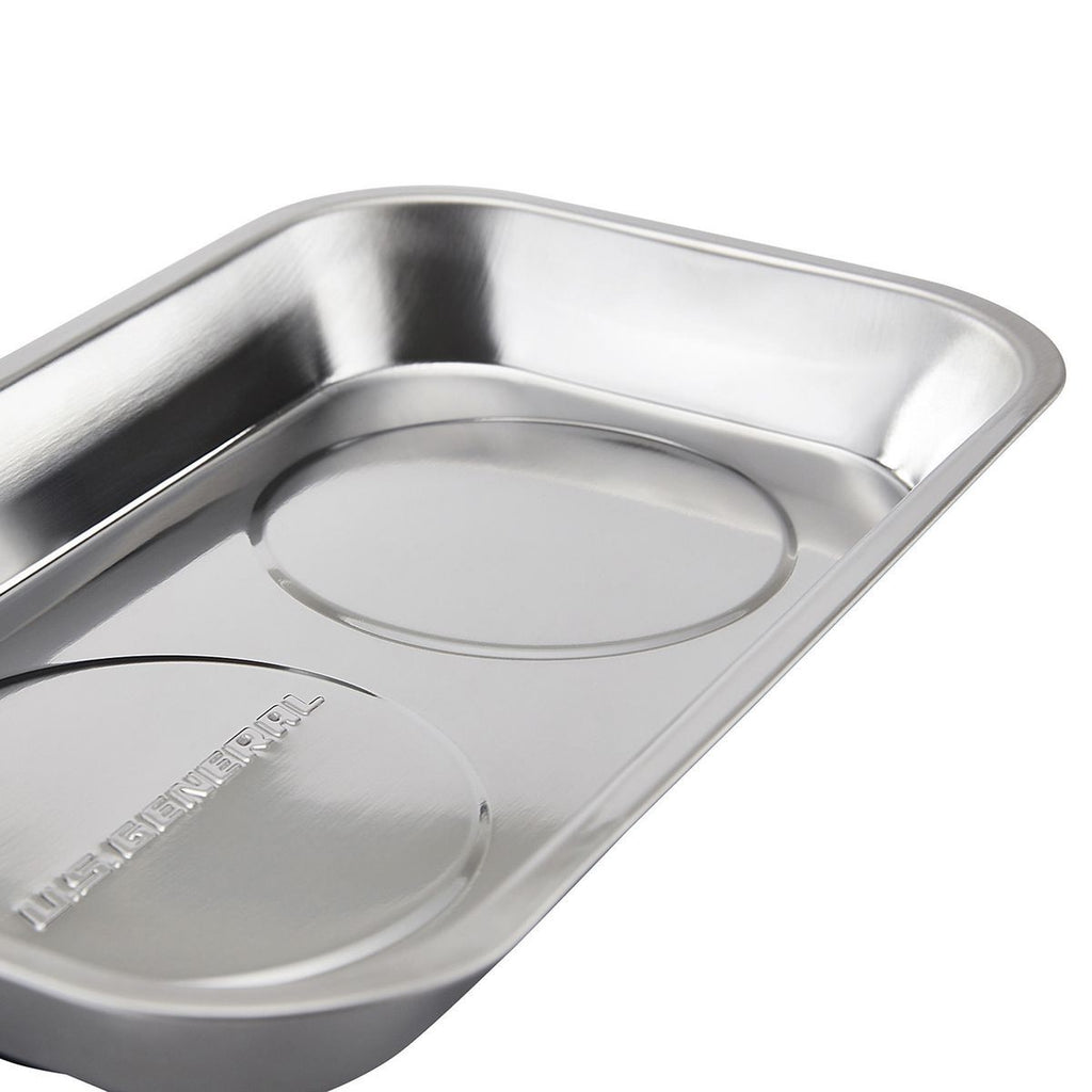 9-1/2 in. x 5-1/2 in. Magnetic Stainless Steel Parts Tray C85125