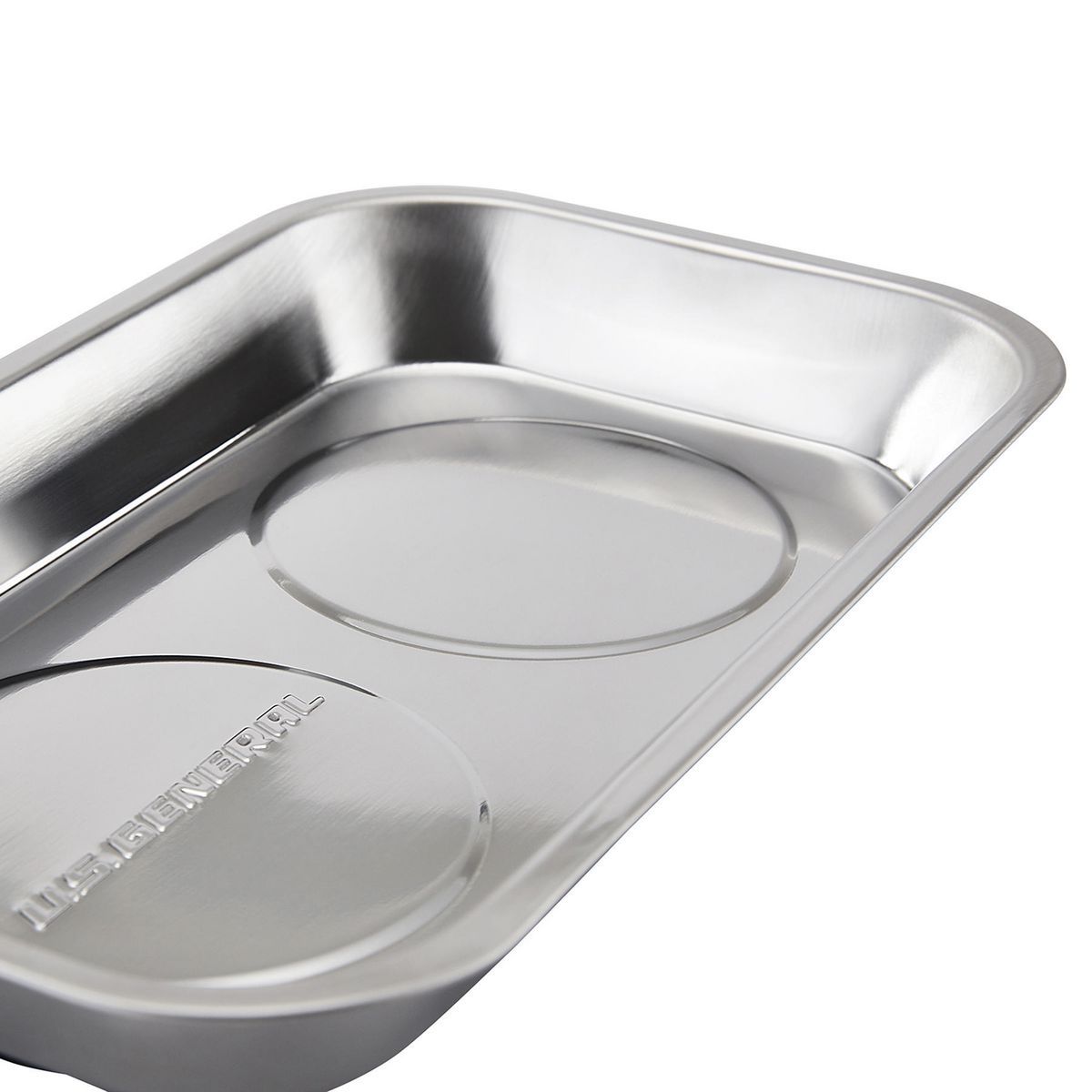 9-1/2 in. x 5-1/2 in. Magnetic Stainless Steel Parts Tray C85125