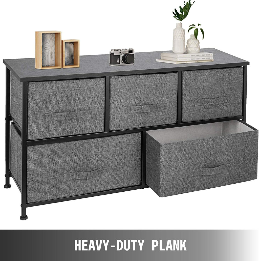 5 Drawer Steel Frame Fabric Storage Organizer Q4253