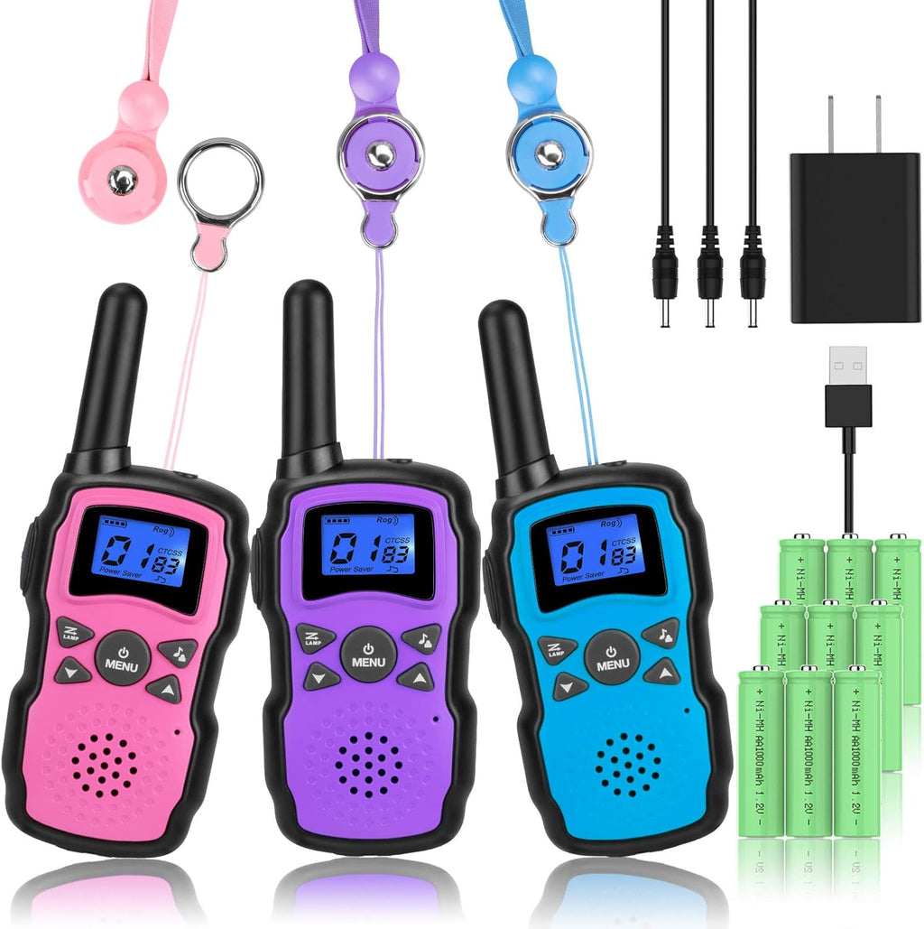 Rechargeable 3 Pack 2 Way Radio V578257