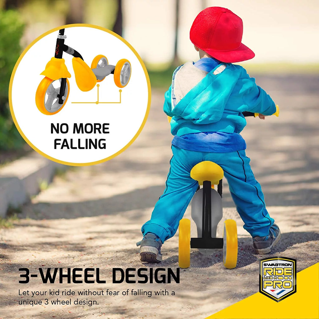 3 Wheel Scooter & Ride-On Balance Trike 2-in-1 Adjustable F46828