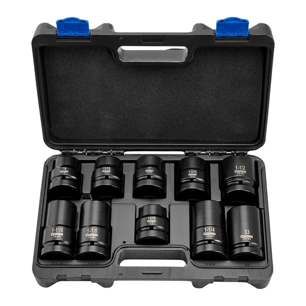 1 in. Drive SAE and Metric Impact Set, 10-Piece I405218