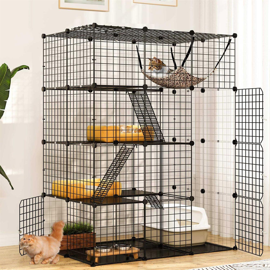 4 Tier Cat Hammock Cat Enclosure T418628