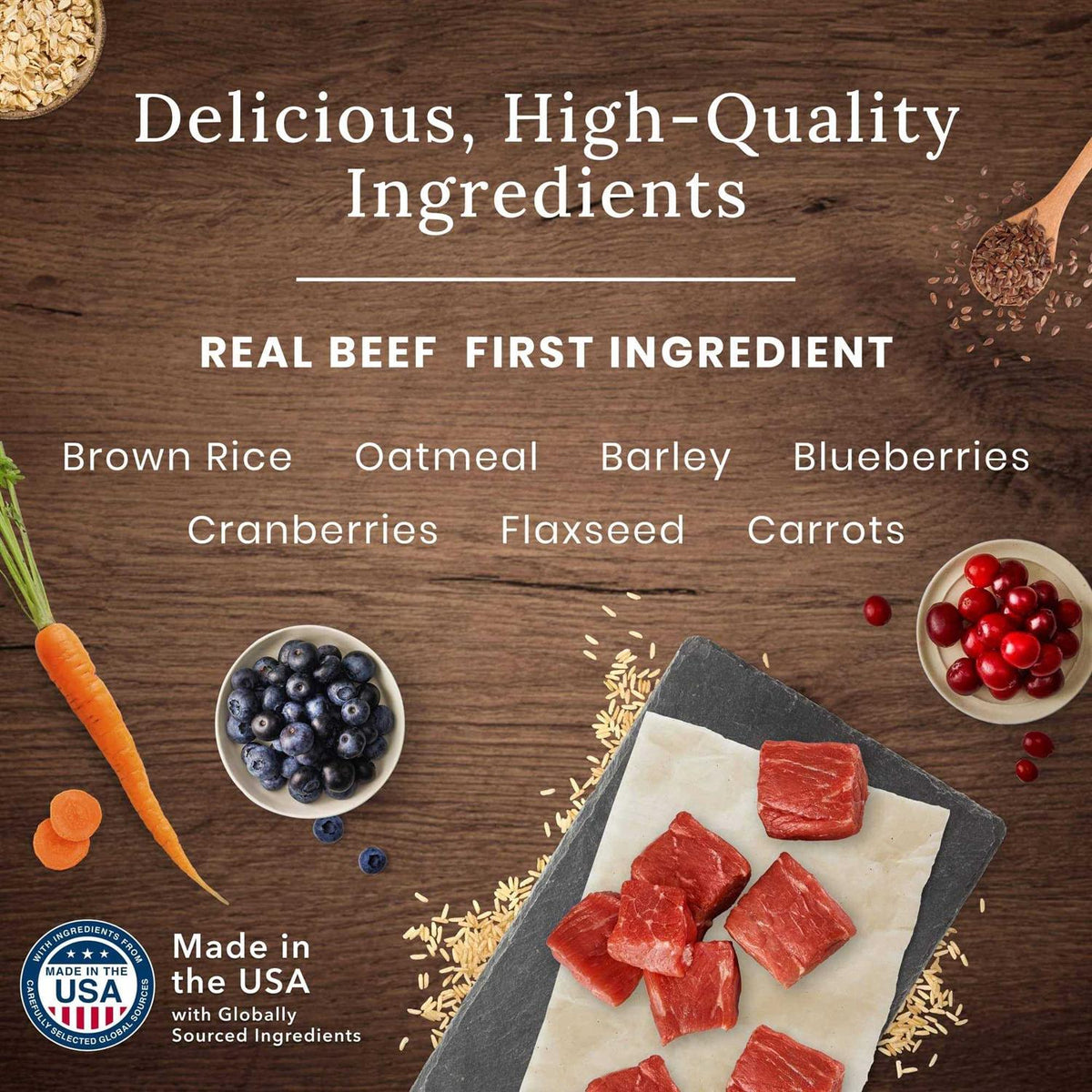 High-Protein Red Meat Recipe Dry Dog Food N2001