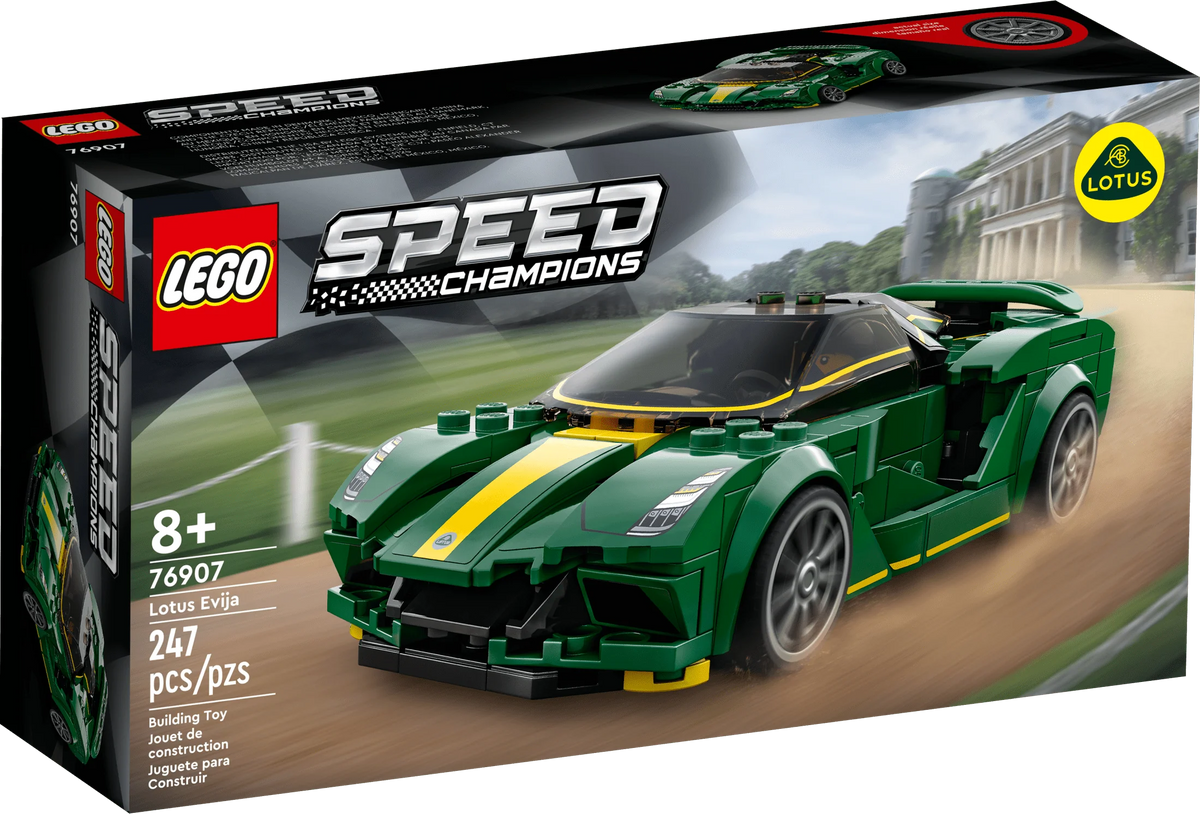 Race Car Toy Model with Racing Driver Minifigure X19013