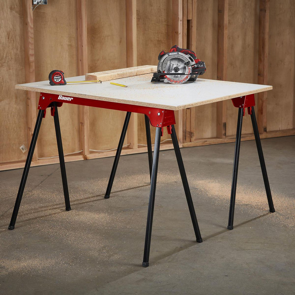 29 in. Steel Folding Sawhorse 600 lb. Capacity V43595