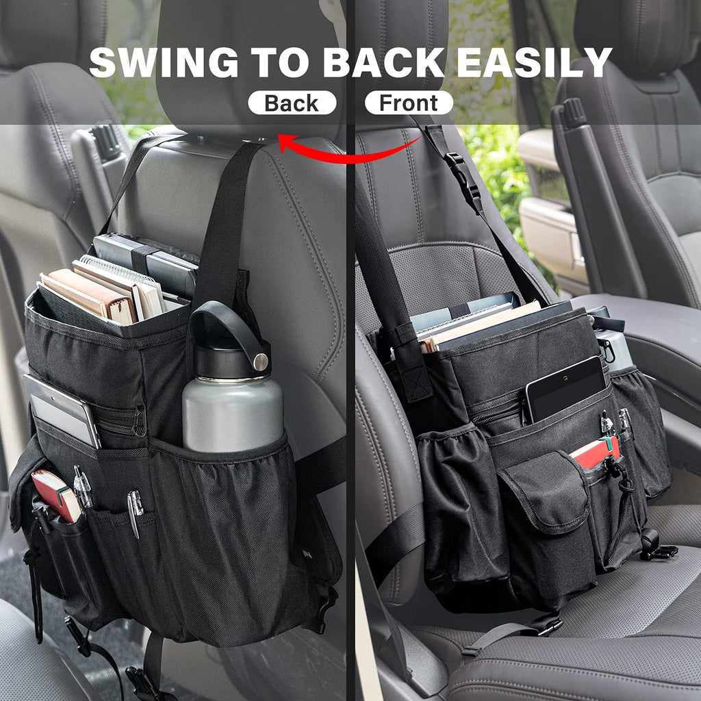 Black Car Front Seat Organizer E254