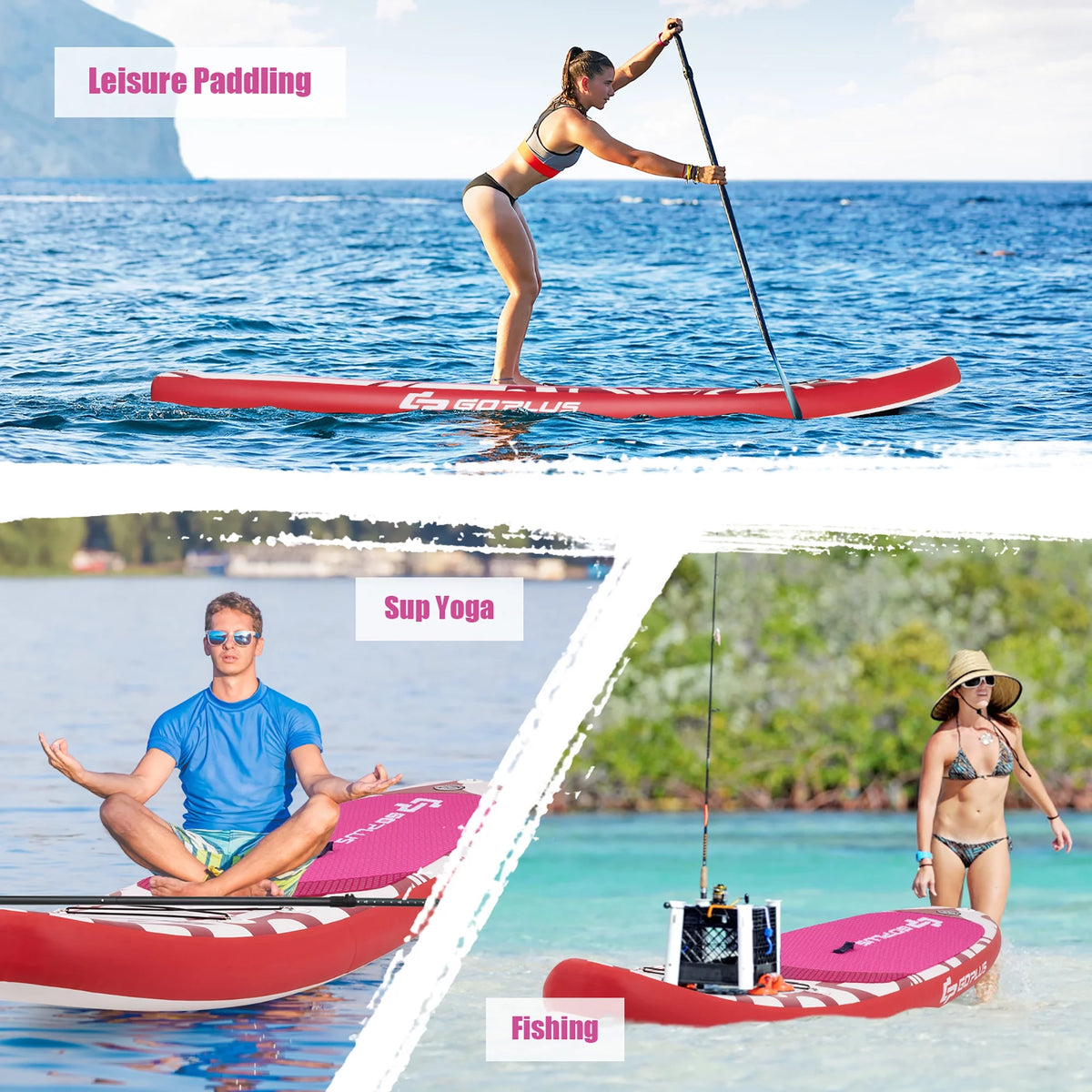11' Inflatable Stand Up Paddle Board O6854