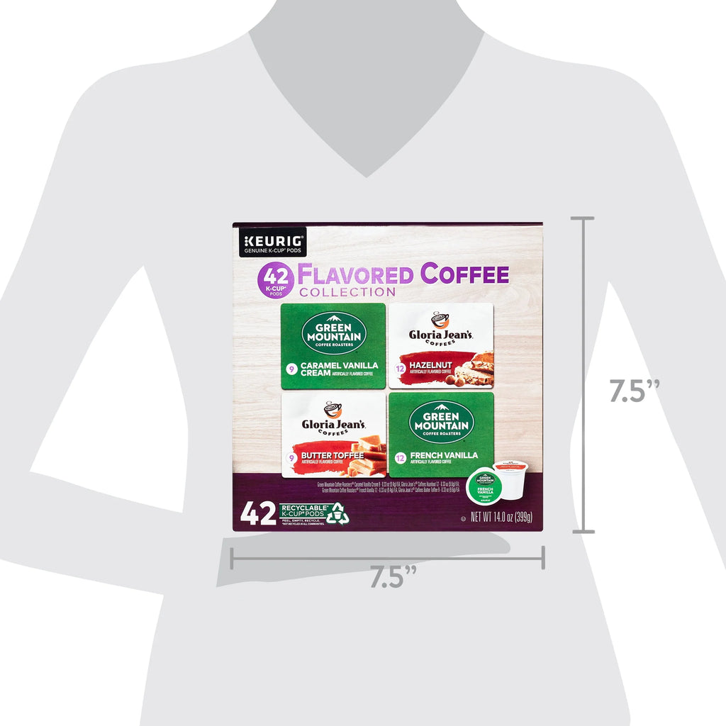 Flavored Variety Coffee K-Cup Pods, 42 Count C956