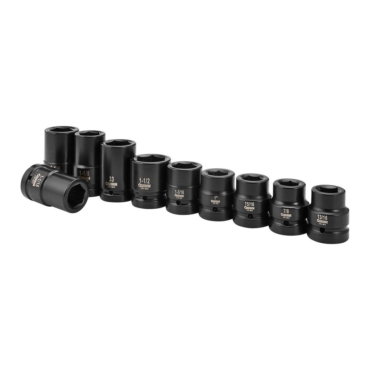 1 in. Drive SAE and Metric Impact Set, 10-Piece I405218