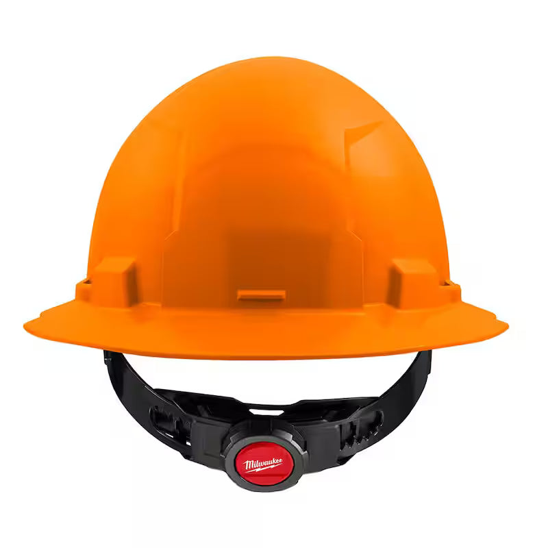 Orange Type 1 Class E Full Brim Non-Vented Hard Hat C687