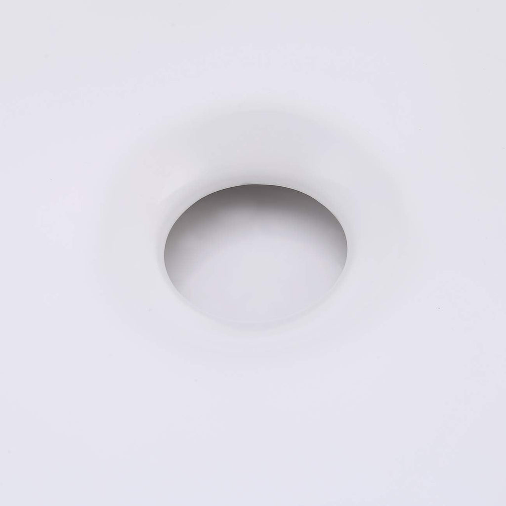 16 Inch Round White Ceramic Vessel Sink T96227