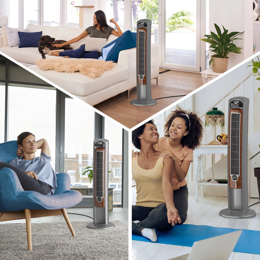 42 Tower Fan with Ionizer, Timer and Remote M5766