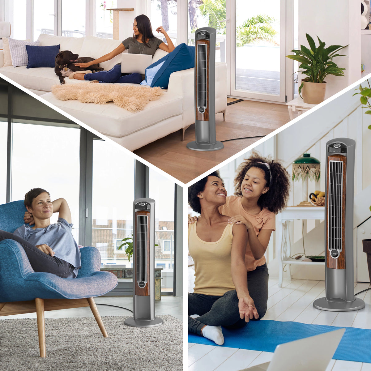 42 Tower Fan with Ionizer, Timer and Remote M5766