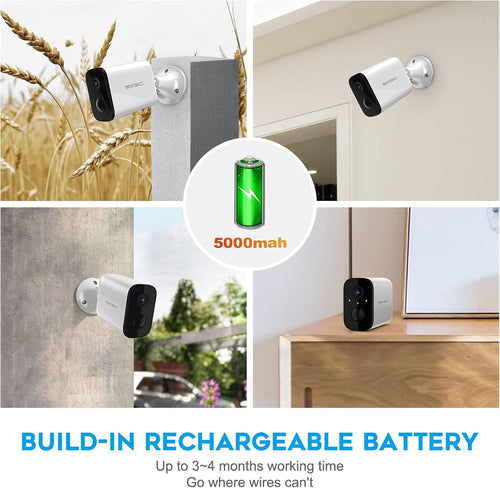 1080P WiFi Battery Wireless Security Camera T3006