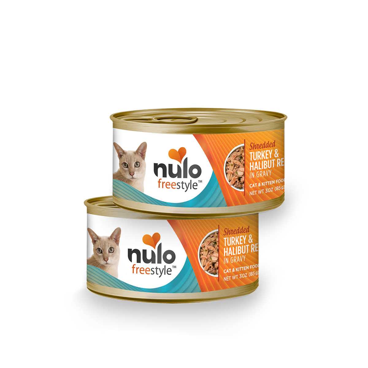 Shredded Turkey & Halibut Canned Cat Food A606291