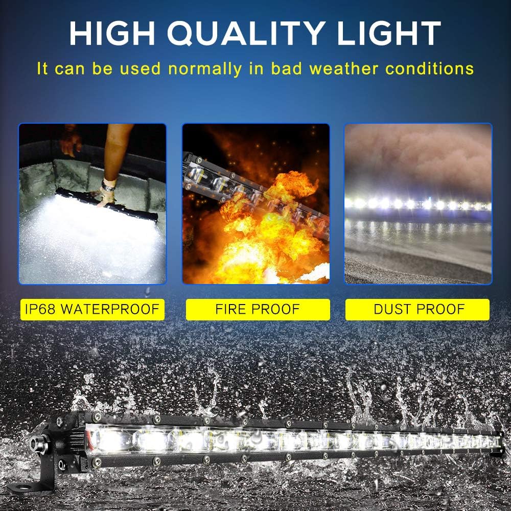 20 inch Slim Single Row LED Light Bar E797