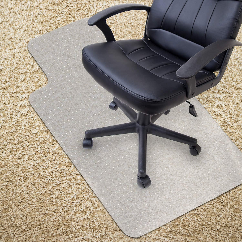 Transparent 30 X 48 with Lip Chair Mat for Carpets U402