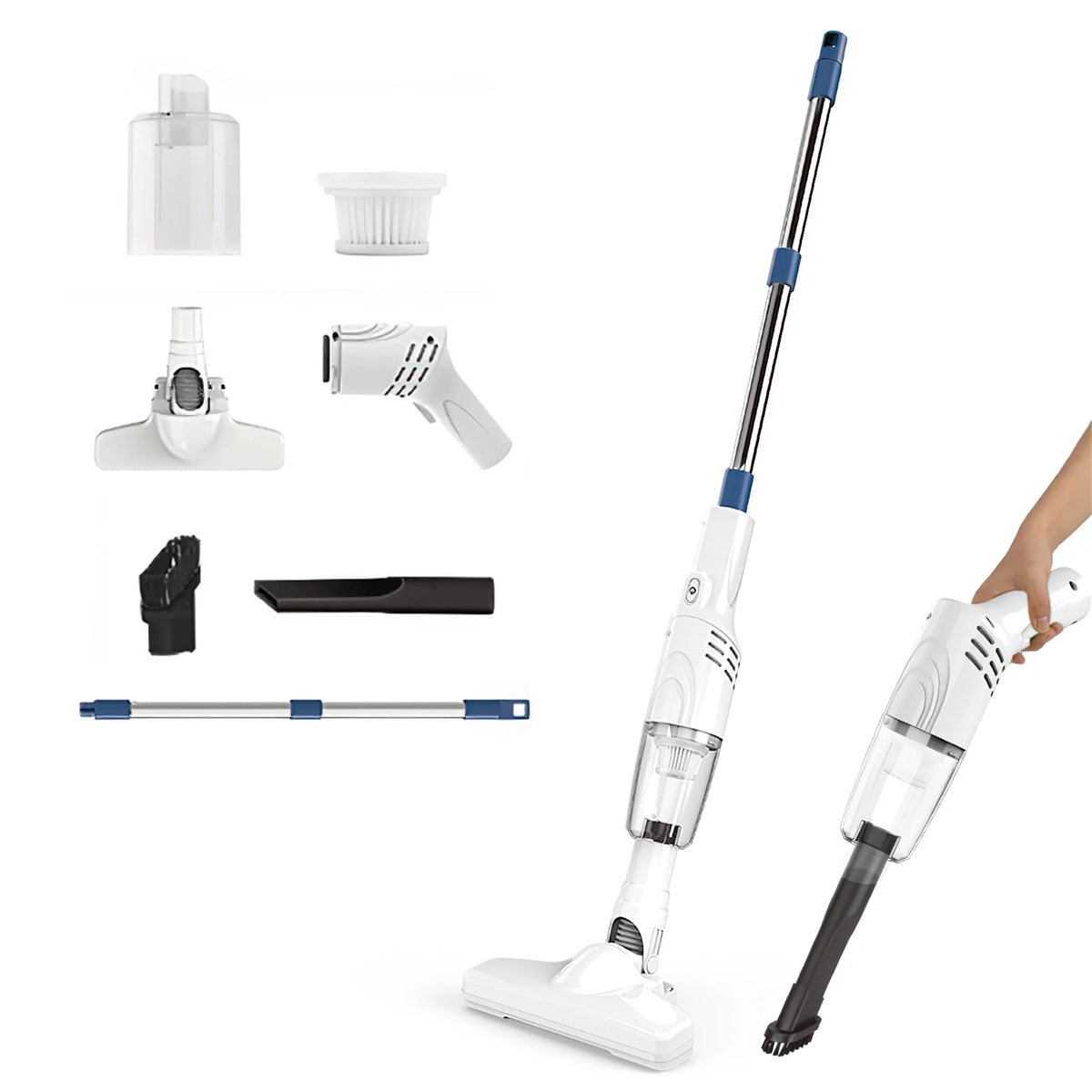 Cordless Stick Vacuum Cleaner with Powerful Suction S9487