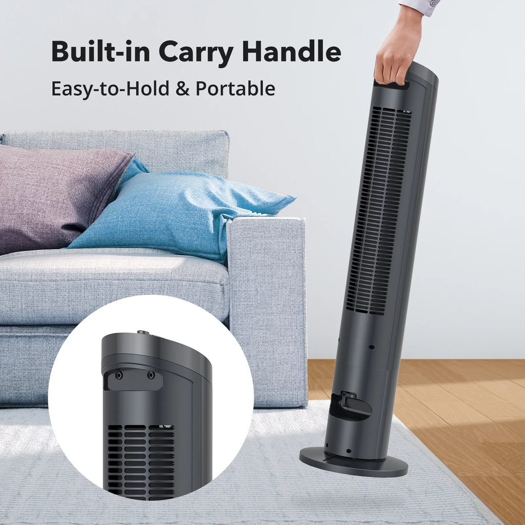 36" Oscillating Tower Fan, 3 Speeds, Timer O1908