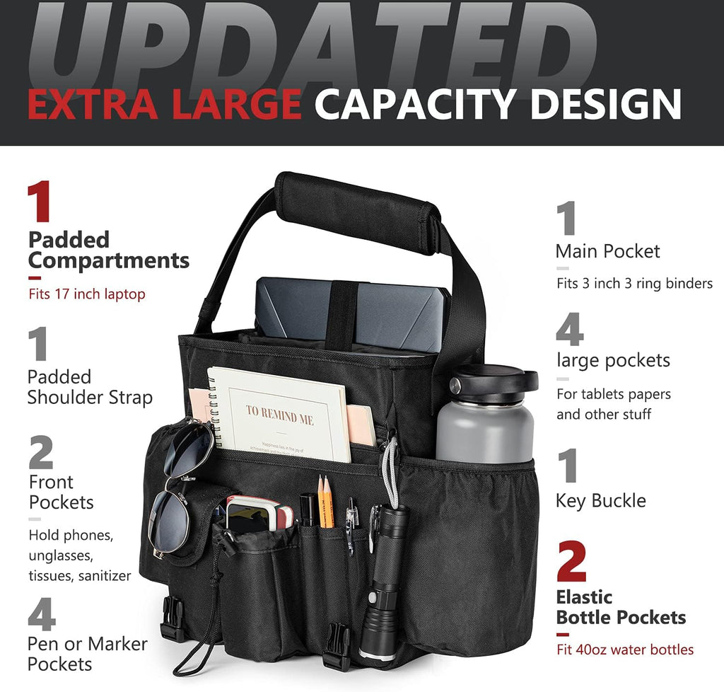 Black Car Front Seat Organizer E254