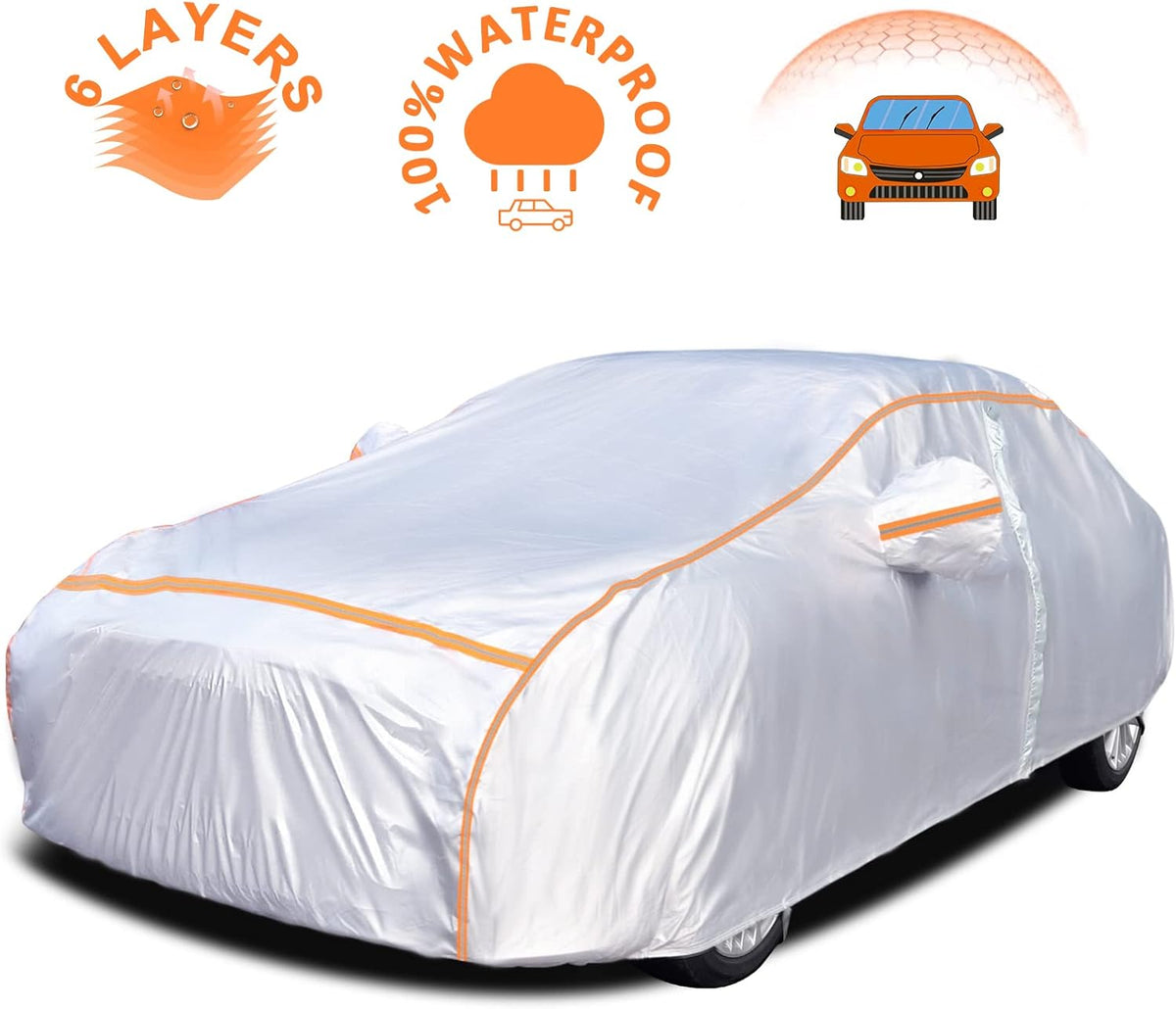 6 Layers Waterproof All Weather Car Cover C637983