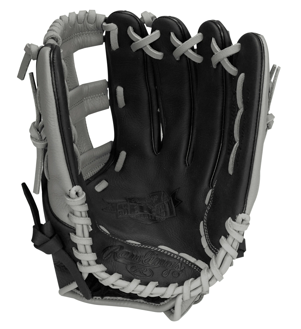 12.5 In. Black and Gray Baseball Gloves and Mitts M41102
