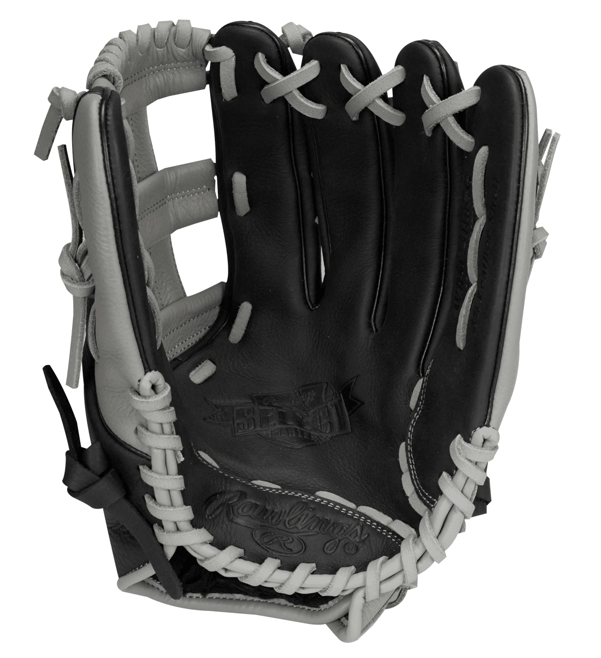 12.5 In. Black and Gray Baseball Gloves and Mitts M41102