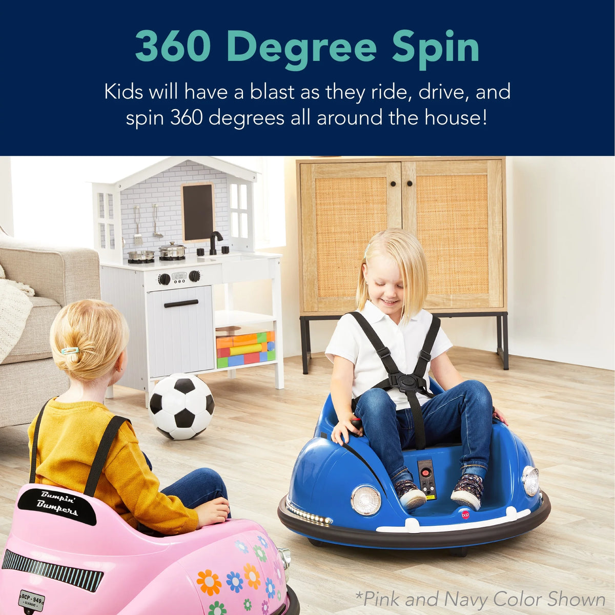 6V Kids Ride On Bumper Car with Remote Control C711915