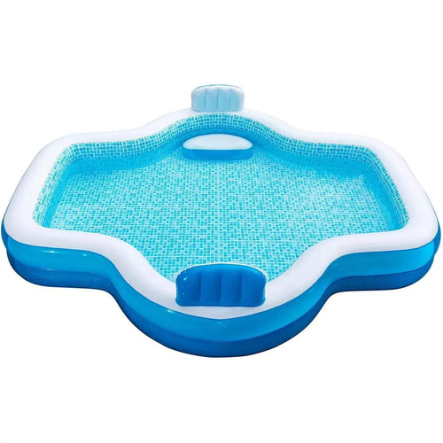 10 Feet Long Inflatable Pool with 2 Seats H3008