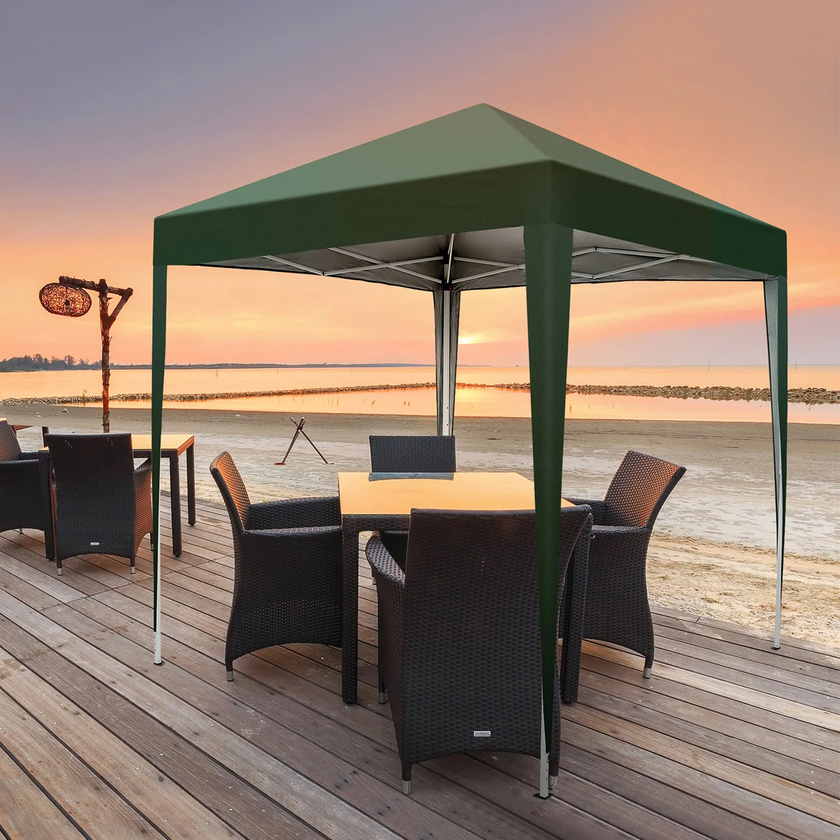 10' x 10' Pop-up Waterproof Canopy Tent with Carry Bag A273
