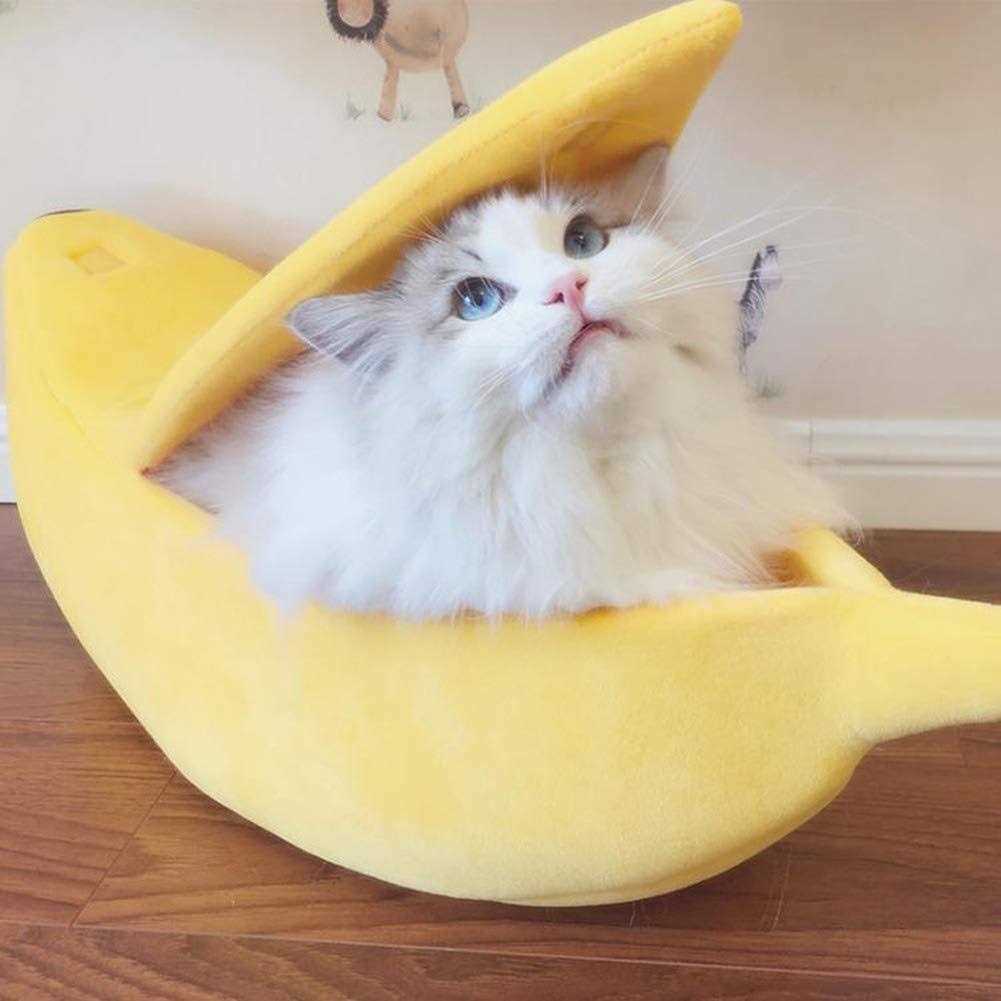Banana Shape Cat Bed M609277