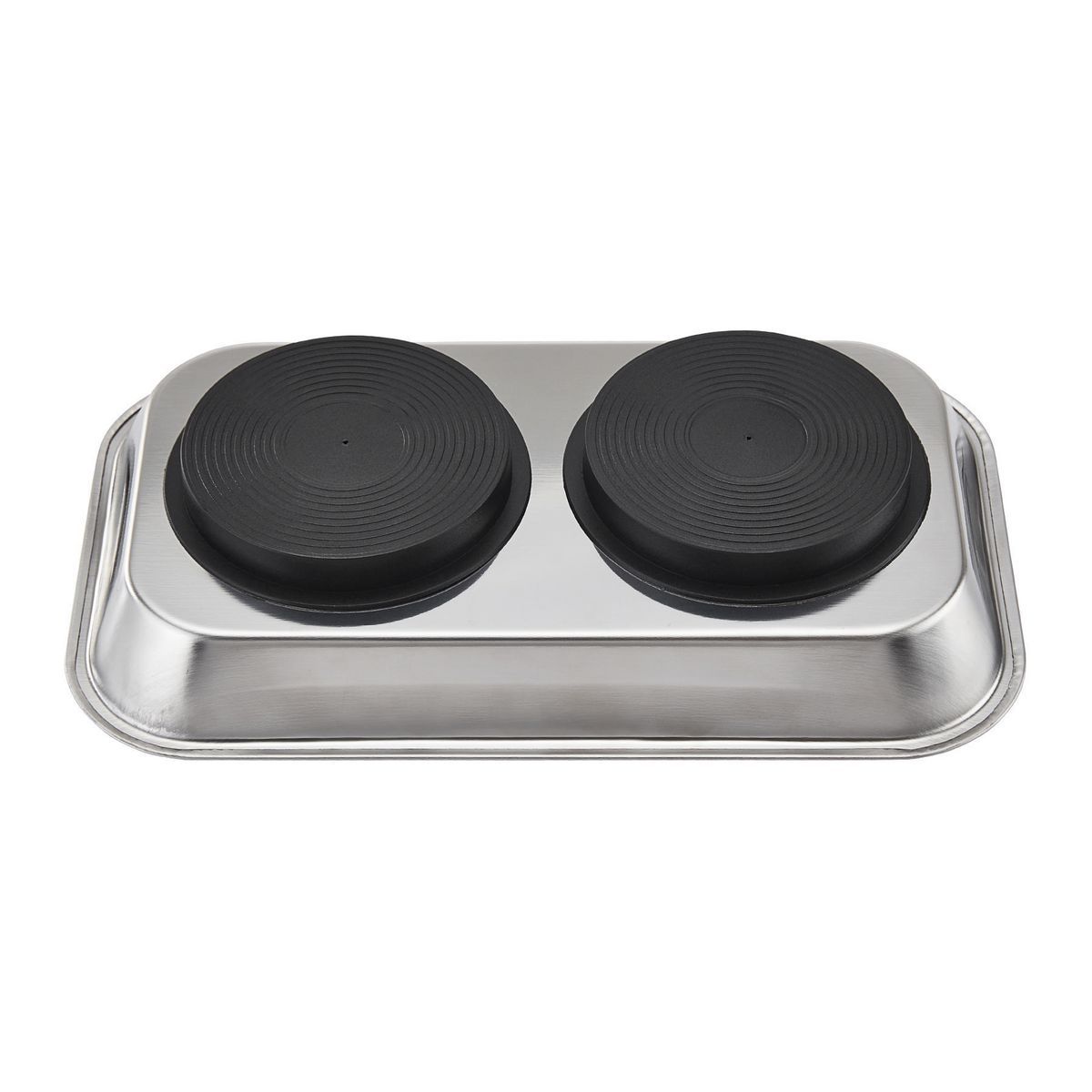 9-1/2 in. x 5-1/2 in. Magnetic Stainless Steel Parts Tray C85125