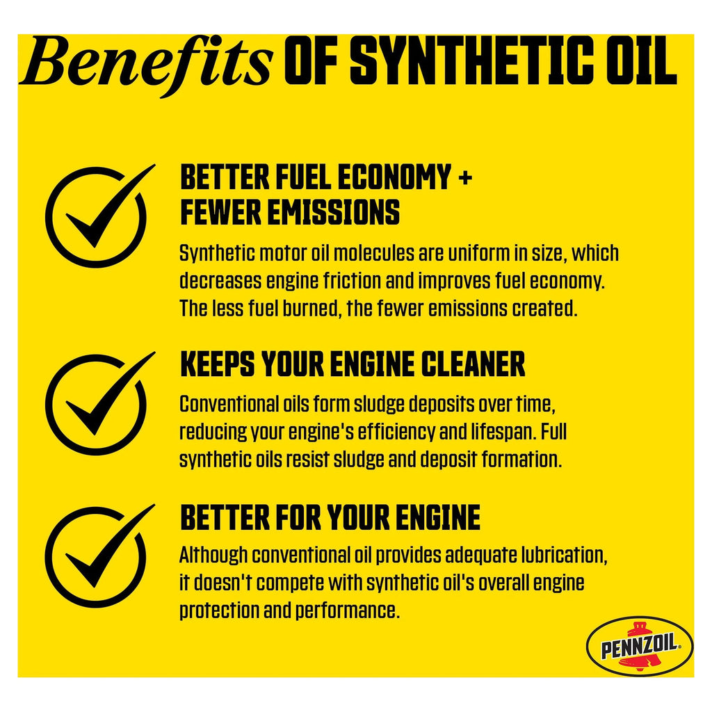 5W-30 Full Synthetic Motor Oil, 5 Quart L767