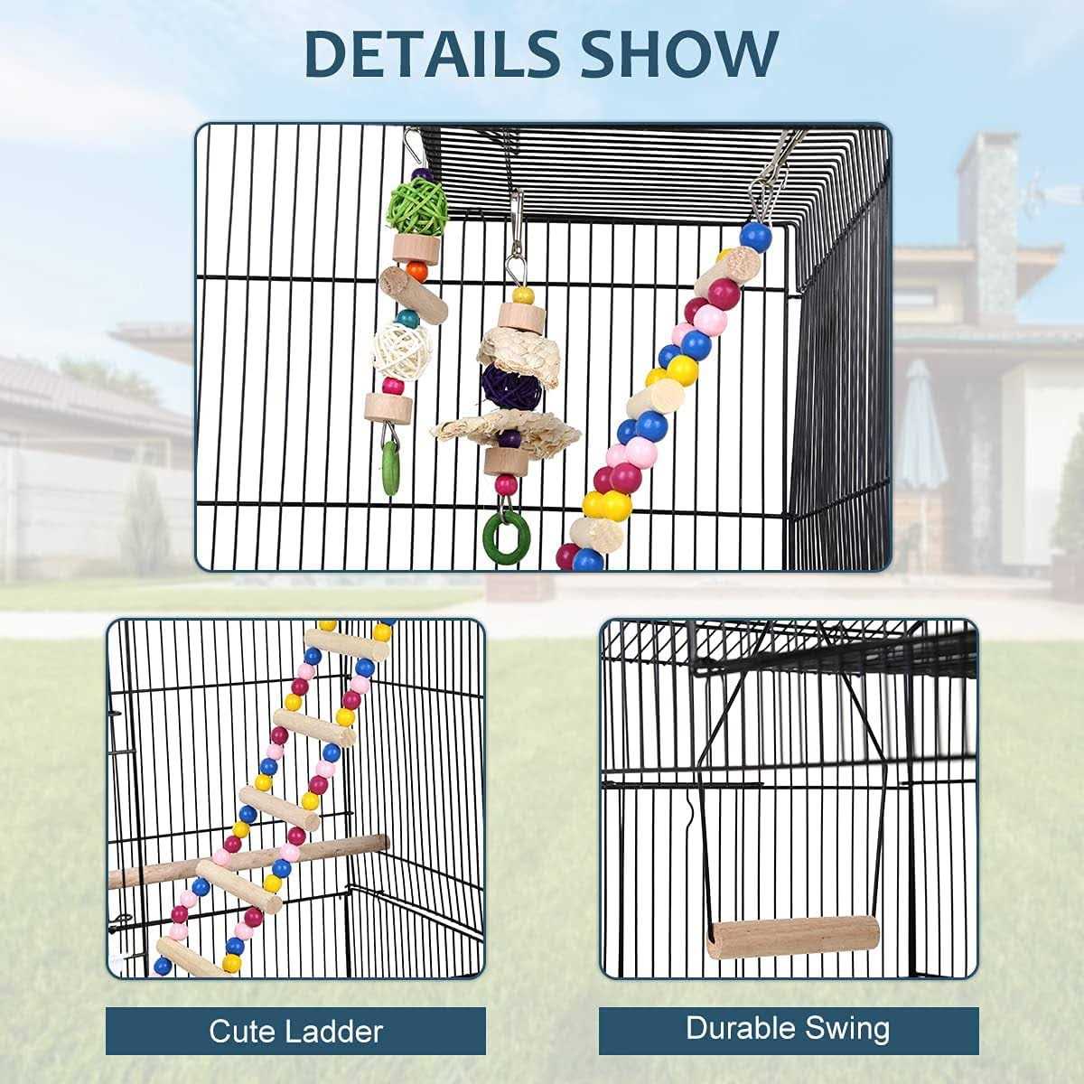39 Inch Bird Cage with Accessories C238