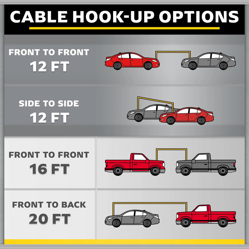 8-Gauge Heavy Duty 12-Foot Booster Cables Q16081