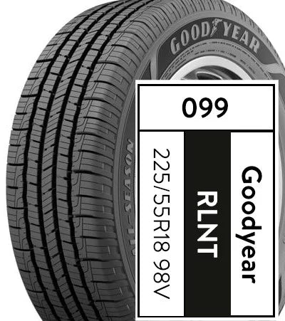 225/55R18 98V All-Season Tire F7464