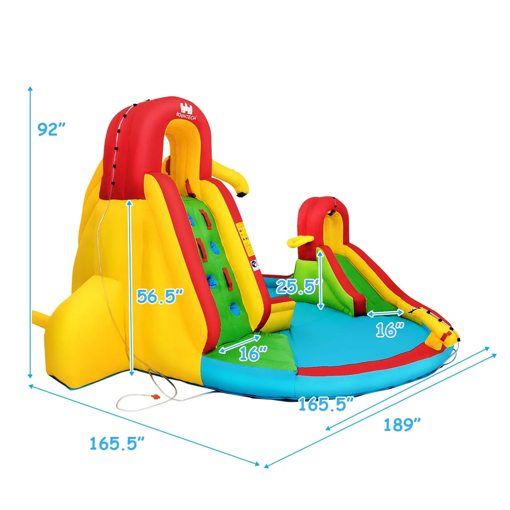 Kids Inflatable Water Slide Park with Splash Pool J125