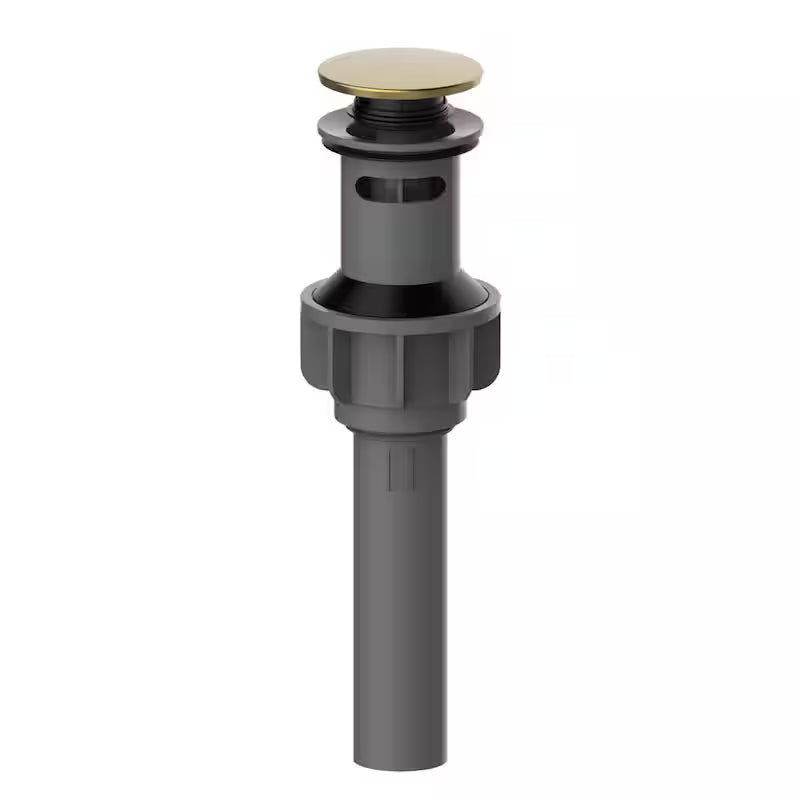 4 in. Centerset Double-Handle High-Arc Bathroom Faucet Matte Gold 2-Pack Q177043