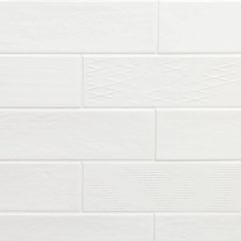White 3x10 Matte Ceramic Tile S12986